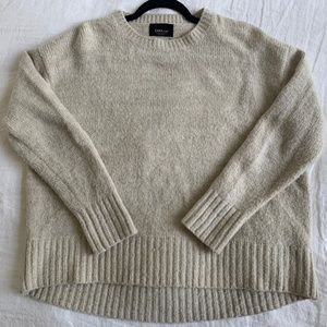 Zara Cream Sweater Size Medium
